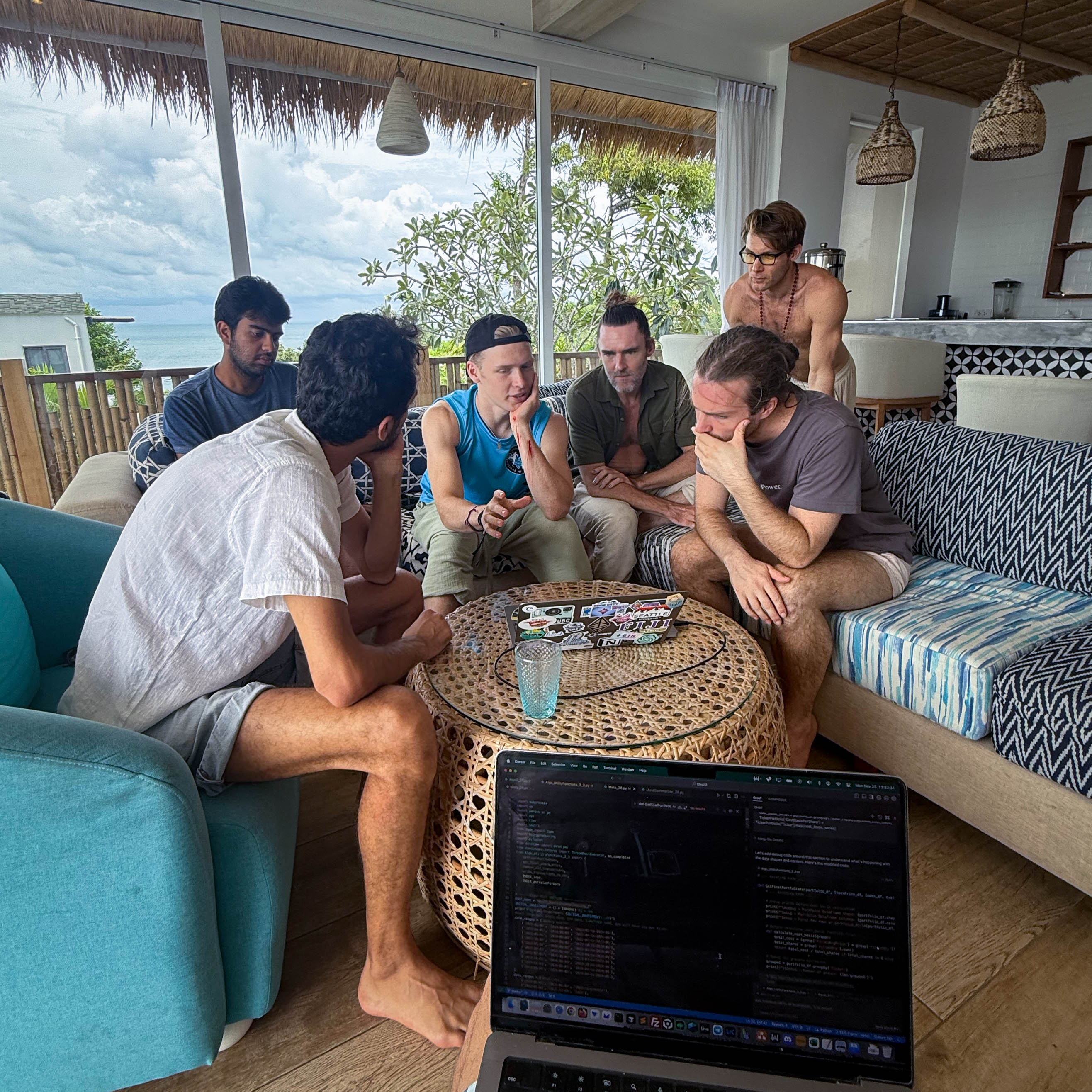 Hacking in Ko Phangan during the day